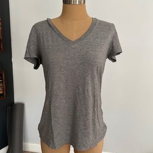Gray v neck t shirt